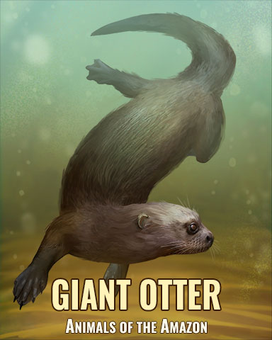 Giant Otter Badge - Snowbird Solitaire