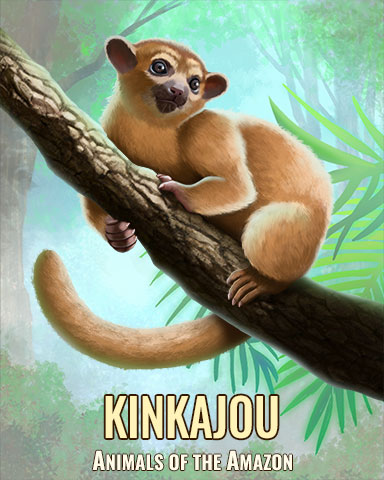 Kinkajou Badge - Poppit! Party