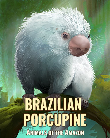 Brazilian Porcupine Badge - StoryQuest