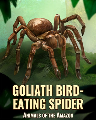 Goliath Bird-Eating Spider Badge - Trizzle