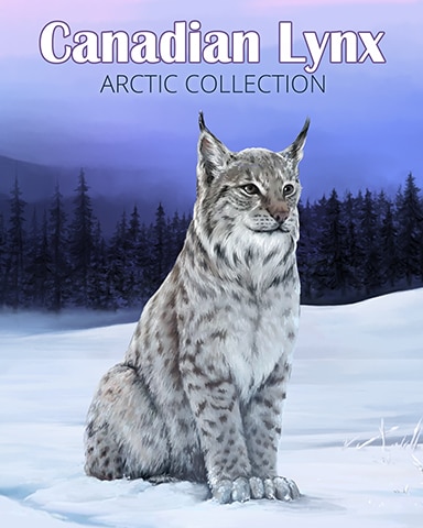 Canadian Lynx Arctic Animals Badge - Bookworm HD