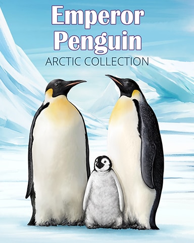 Emperor Penguin Arctic Animals Badge - Word Whomp HD