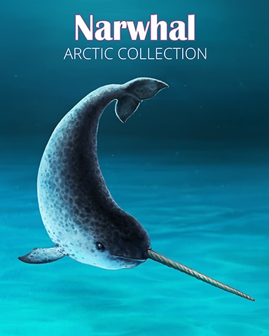 Narwhal Arctic Animals Badge - Poppit!™ HD