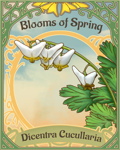 Dutchman's Breeches Blooms Of Spring Badge - Jungle Gin HD