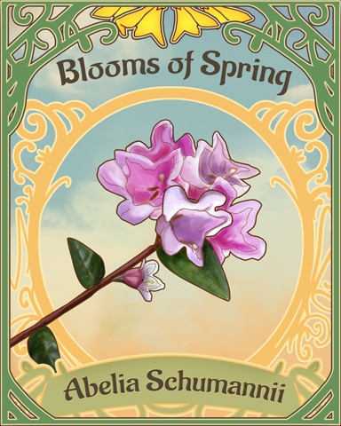 Abelia Blooms Of Spring Badge - Canasta HD
