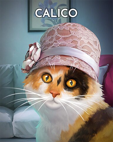 Calico Cats In Hats Badge - Spades HD