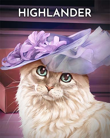 Highlander Cats In Hats Badge - Canasta HD