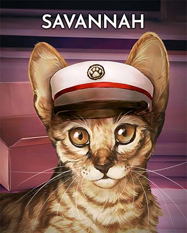 Savannah Cats In Hats Badge - Spades HD