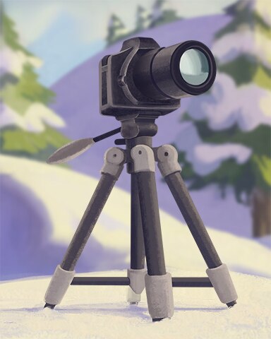 Camera Tripod Cozy Chalet Badge - World Class Solitaire HD Camera Tripod Cozy Chalet Badge - World Class Solitaire HD