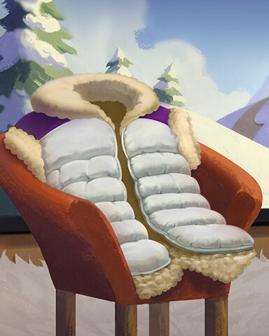 Fleece Vest Cozy Chalet Badge - World Class Solitaire HD