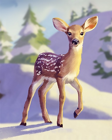 Winter Faun Cozy Chalet Badge - MONOPOLY Sudoku Winter Faun Cozy Chalet Badge - MONOPOLY Sudoku