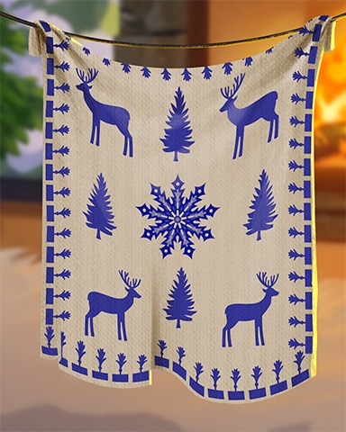 Winter Quilt Cozy Chalet Badge - Sweet Tooth Town