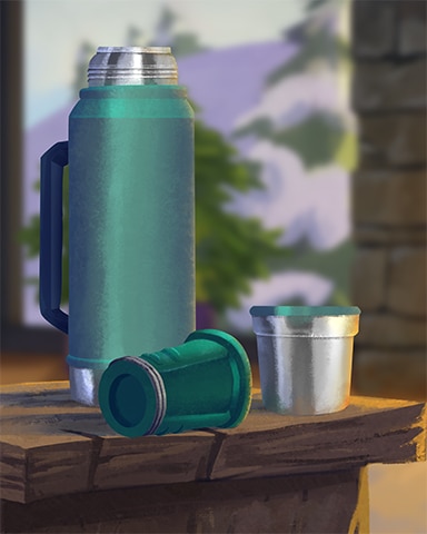 Thermos Cozy Chalet Badge - Quinn's Aquarium Thermos Cozy Chalet Badge - Quinn's Aquarium