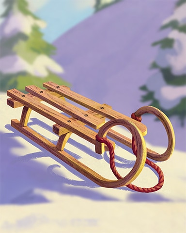 Toboggan Cozy Chalet Badge - Canasta HD Toboggan Cozy Chalet Badge - Canasta HD