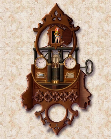 Amelia's Tower Cuckoo Clock Badge - First Class Solitaire HD