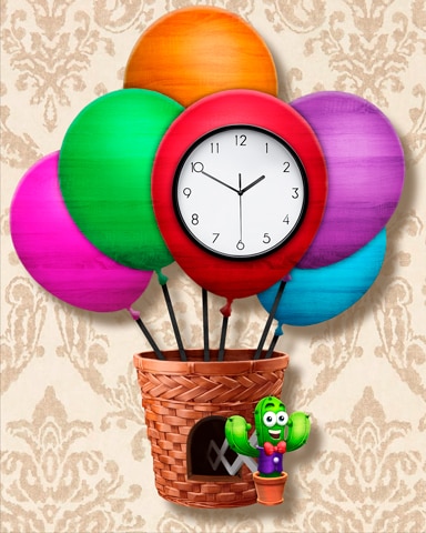 Spike's Balloon Basket Cuckoo Clock Badge - Jungle Gin HD
