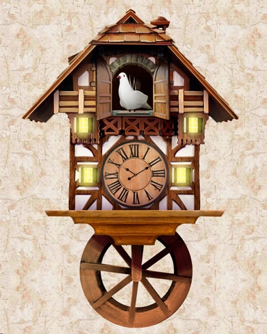 Traditional Mill Cuckoo Clock Badge - Tri-Peaks Solitaire HD
