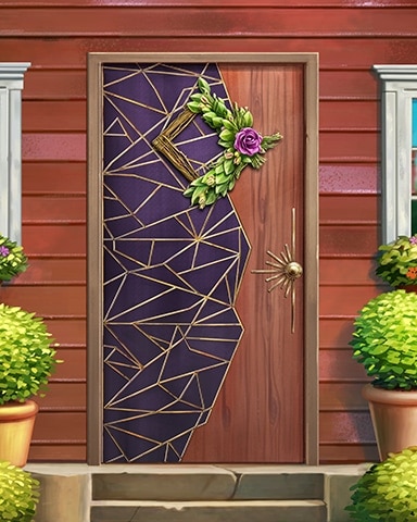 Tangled Lines Decorated Doors Badge - Solitaire Home Story Tangled Lines Decorated Doors Badge - Solitaire Home Story