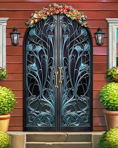 Wrought Iron Decorated Doors Badge - Word Whomp HD Wrought Iron Decorated Doors Badge - Word Whomp HD