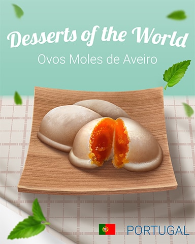 Ovos Moles De Aveiro World Dessert Badge - Rainy Day Spider Solitaire HD