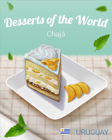 Chajá World Dessert Badge - Pogo™ Slots
