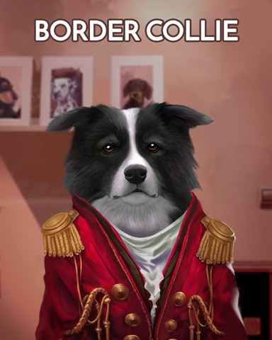 Border Collie Dogs In Disguise Badge - Spades HD