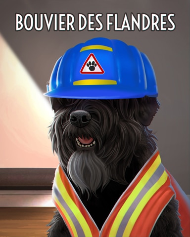 Bouvier Des Flandres Dogs In Disguise Badge - StoryQuest