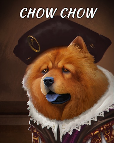 Chow Chow Dogs In Disguise Badge - Spades HD