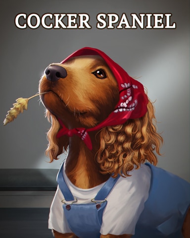 Cocker Spaniel Dogs In Disguise Badge - Bookworm HD