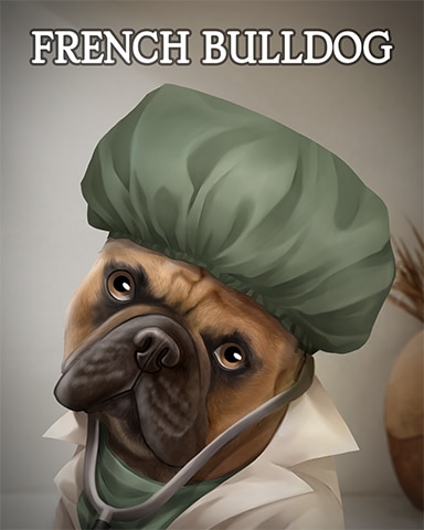 French Bulldog Dogs In Disguise Badge - Spades HD