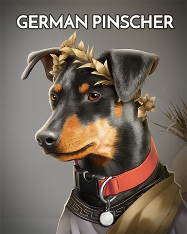 German Pinscher Dogs In Disguise Badge - Jungle Gin HD