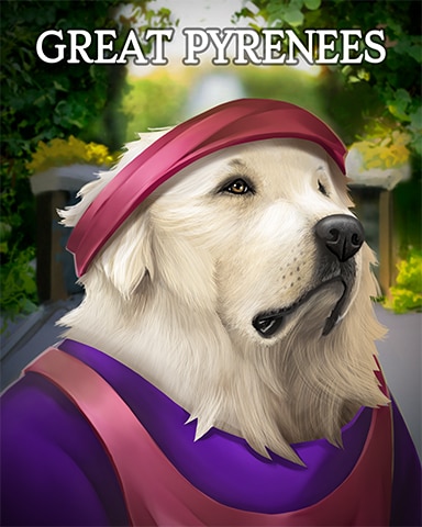 Great Pyrenees Dogs In Disguise Badge - Dice City Roller HD