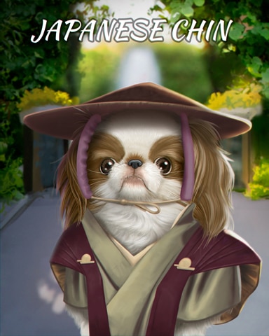 Japanese Chin Dogs In Disguise Badge - Word Whomp HD