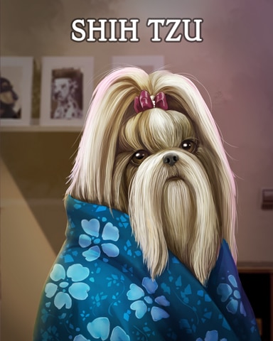 Shih Tzu Dogs In Disguise Badge - Spades HD