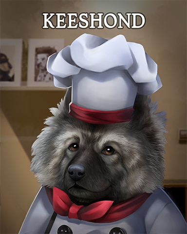 Keeshond Dogs In Disguise Badge - Spades HD