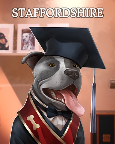Staffordshire Dogs In Disguise Badge - StoryQuest