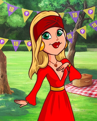 Queen Of Hearts Costume Cookout Badge - Payday Freecell HD