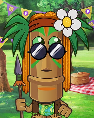 Tiki Costume Cookout Badge - Jungle Gin HD