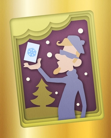 Beat Nick Present Holiday Cards Badge - Canasta HD