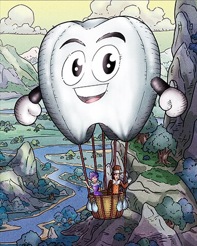 Toothie Hot Air Balloons Badge - Jungle Gin HD