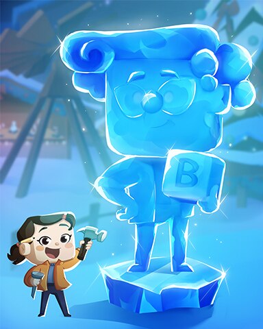 Boggle Bash Ice Sculpture Badge - Tri-Peaks Solitaire HD