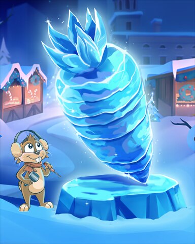 Carrot Ice Sculptures Badge - World Class Solitaire HD