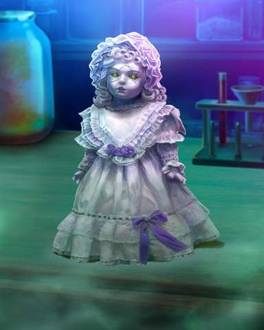 Creepy Doll Mad Scientist Lab Badge - First Class Solitaire HD Creepy Doll Mad Scientist Lab Badge - First Class Solitaire HD