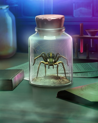 Insect Jar Mad Scientist Lab Badge - Mahjong Safari HD Insect Jar Mad Scientist Lab Badge - Mahjong Safari HD
