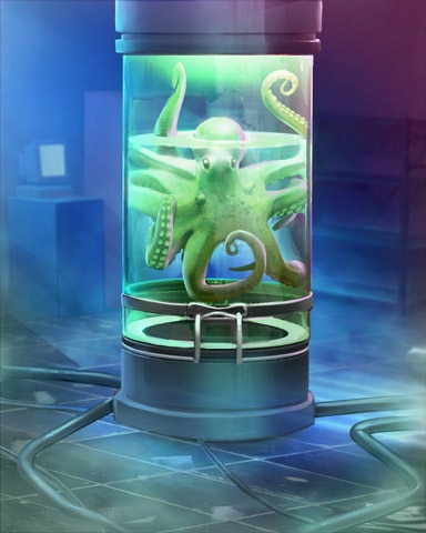 Octopus Tank Mad Scientist Lab Badge - Tri-Peaks Solitaire HD Octopus Tank Mad Scientist Lab Badge - Tri-Peaks Solitaire HD
