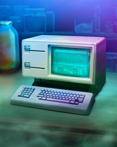 Old Computer Mad Scientist Lab Badge - Pogo™ Slots Old Computer Mad Scientist Lab Badge - Pogo™ Slots