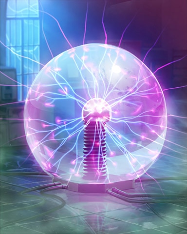 Plasma Ball Mad Scientist Lab Badge - Mahjong Safari HD Plasma Ball Mad Scientist Lab Badge - Mahjong Safari HD