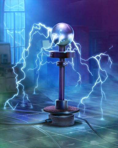 Tesla Coil Mad Scientist Lab Badge - Tri-Peaks Solitaire HD Tesla Coil Mad Scientist Lab Badge - Tri-Peaks Solitaire HD