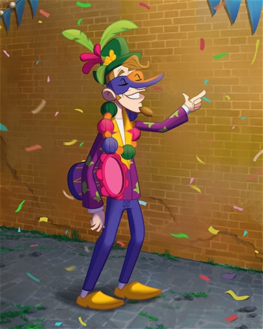 Beatnick Mardi Gras Badge - Canasta HD