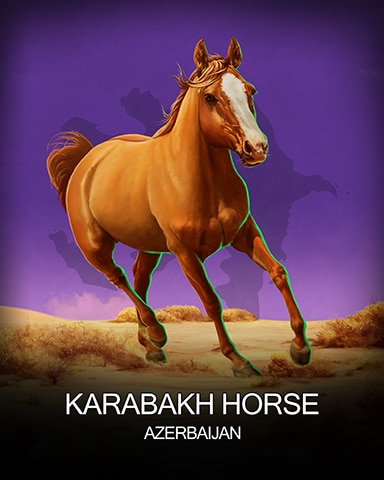 Karabakh Horse National Animals Badge - Wheel Of Fortune: Pogo Edition Karabakh Horse National Animals Badge - Wheel Of Fortune: Pogo Edition